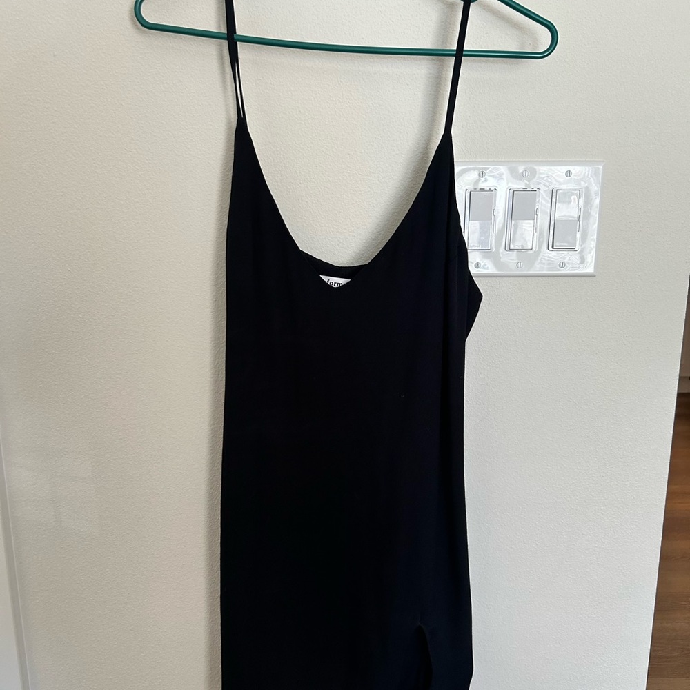Elegant Black Slip Dress